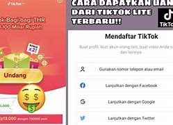 Cara Konten Tiktok Menghasilkan Uang